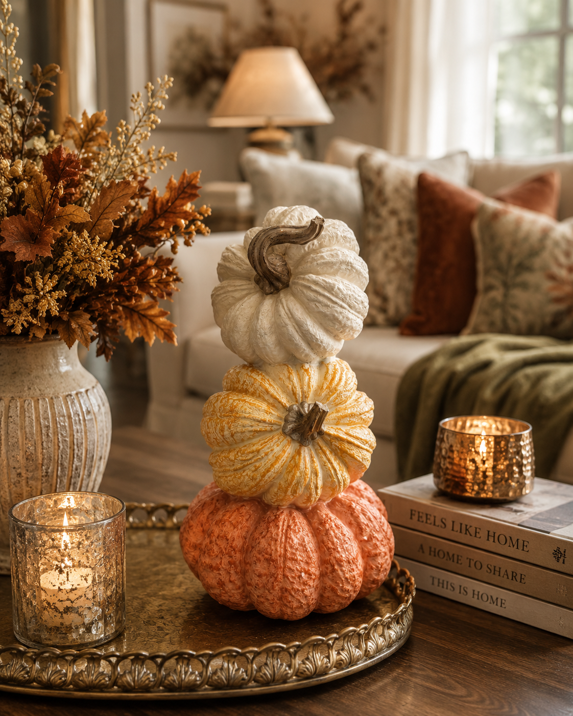 Harvest Triple Pumpkin Stack
