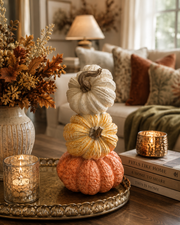 Harvest Triple Pumpkin Stack