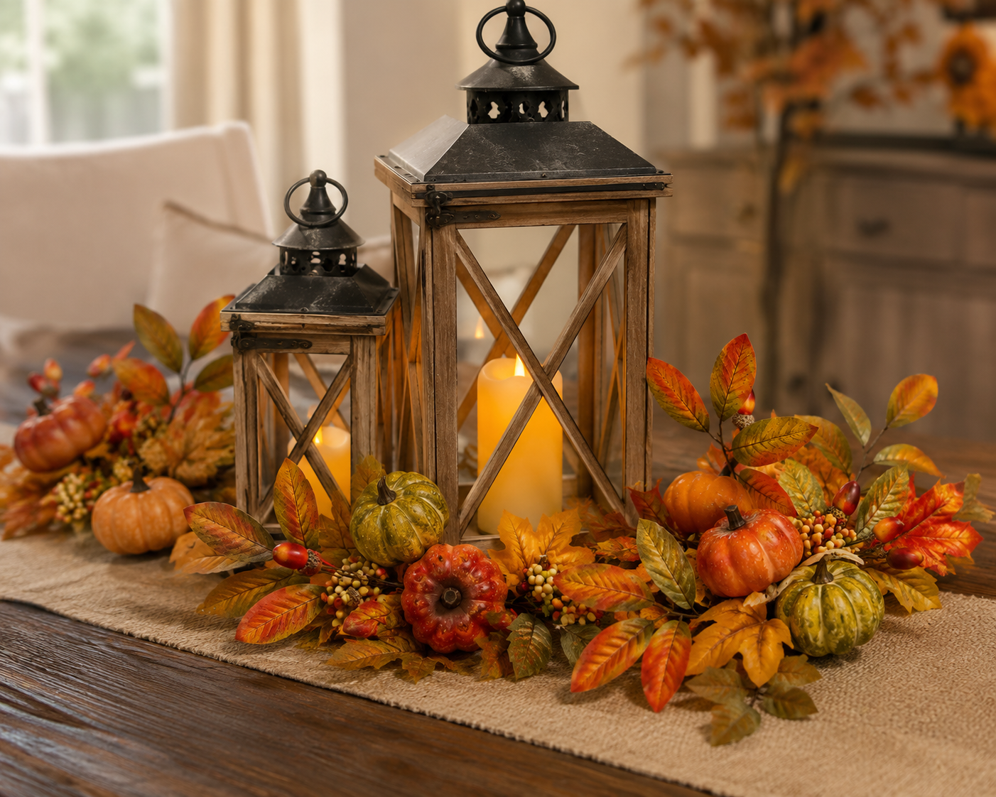 Fall Pumpkin Gourd Spray
