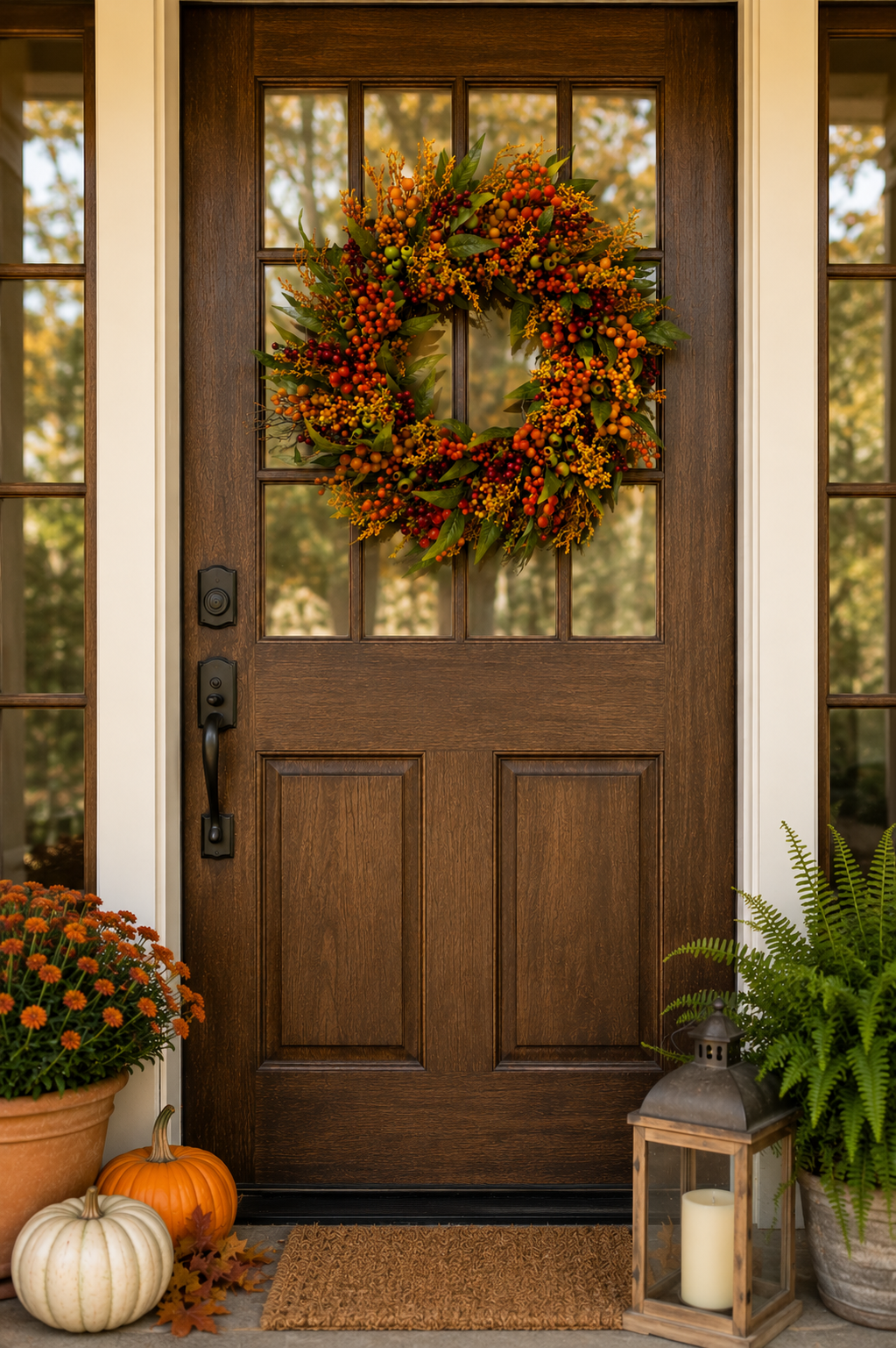 30" Fall Mixed Berry Wreath
