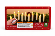 Set of 10 LED Clip on Candles w/ Remote