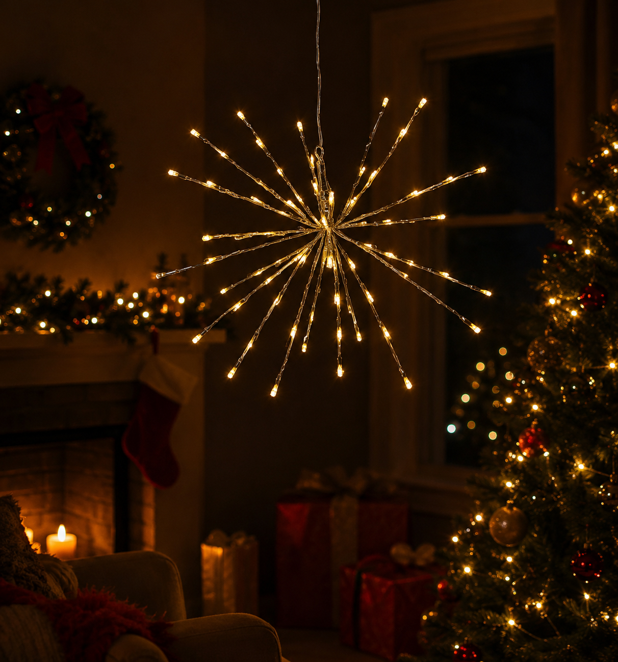 18" Starburst w/ 80 LED Lights