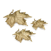 Golden Maple Leaf Plate