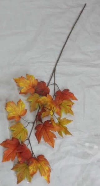 44" Maple Leaf Spray Brown Gold