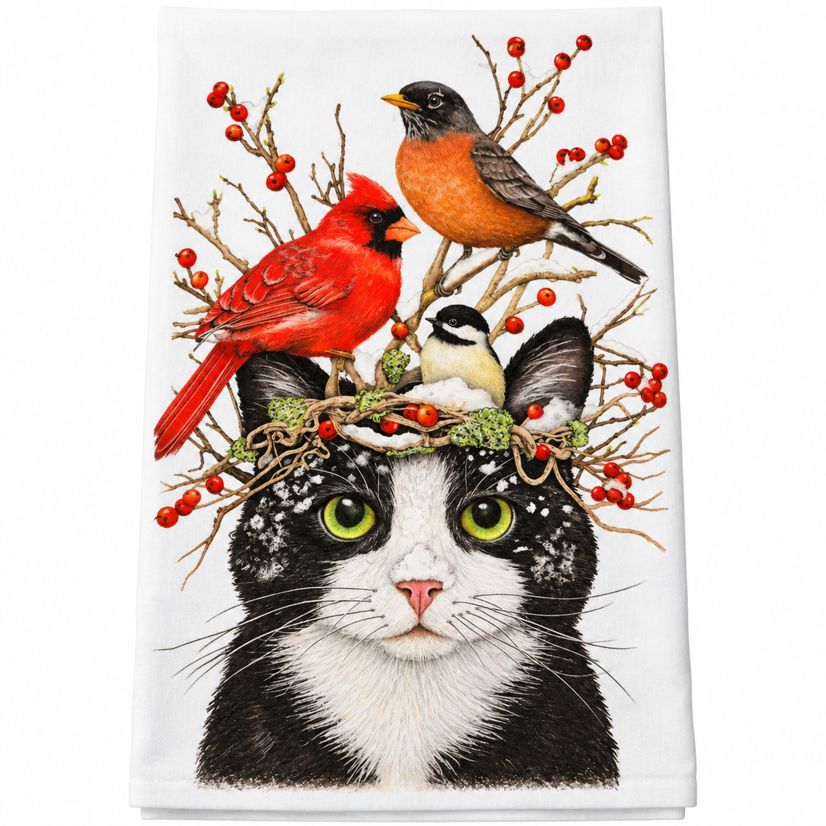 Christmas Flour Sack Kitchen Towel (9 Styles)