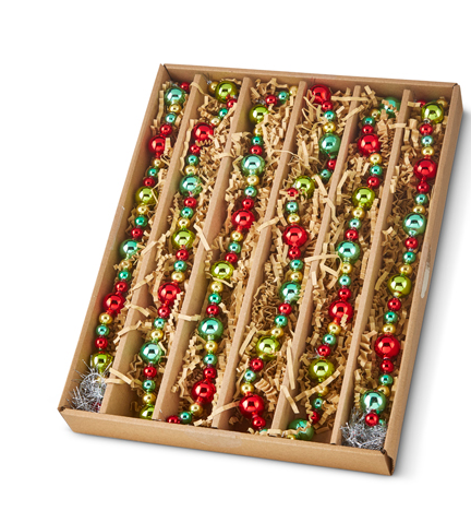 6' Multicolor Beaded Garland