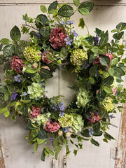 Custom Summers Day Garden Wreath