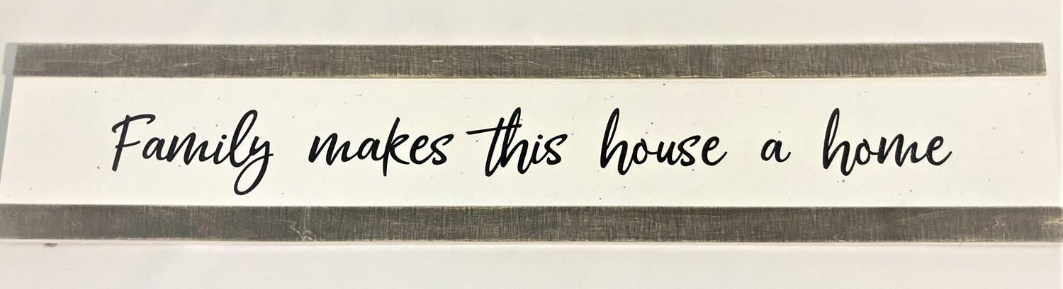 House a Home Horizontal Vintage Wall Art