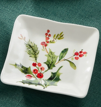 Holly & Vine Canape Plate (4-Styles)