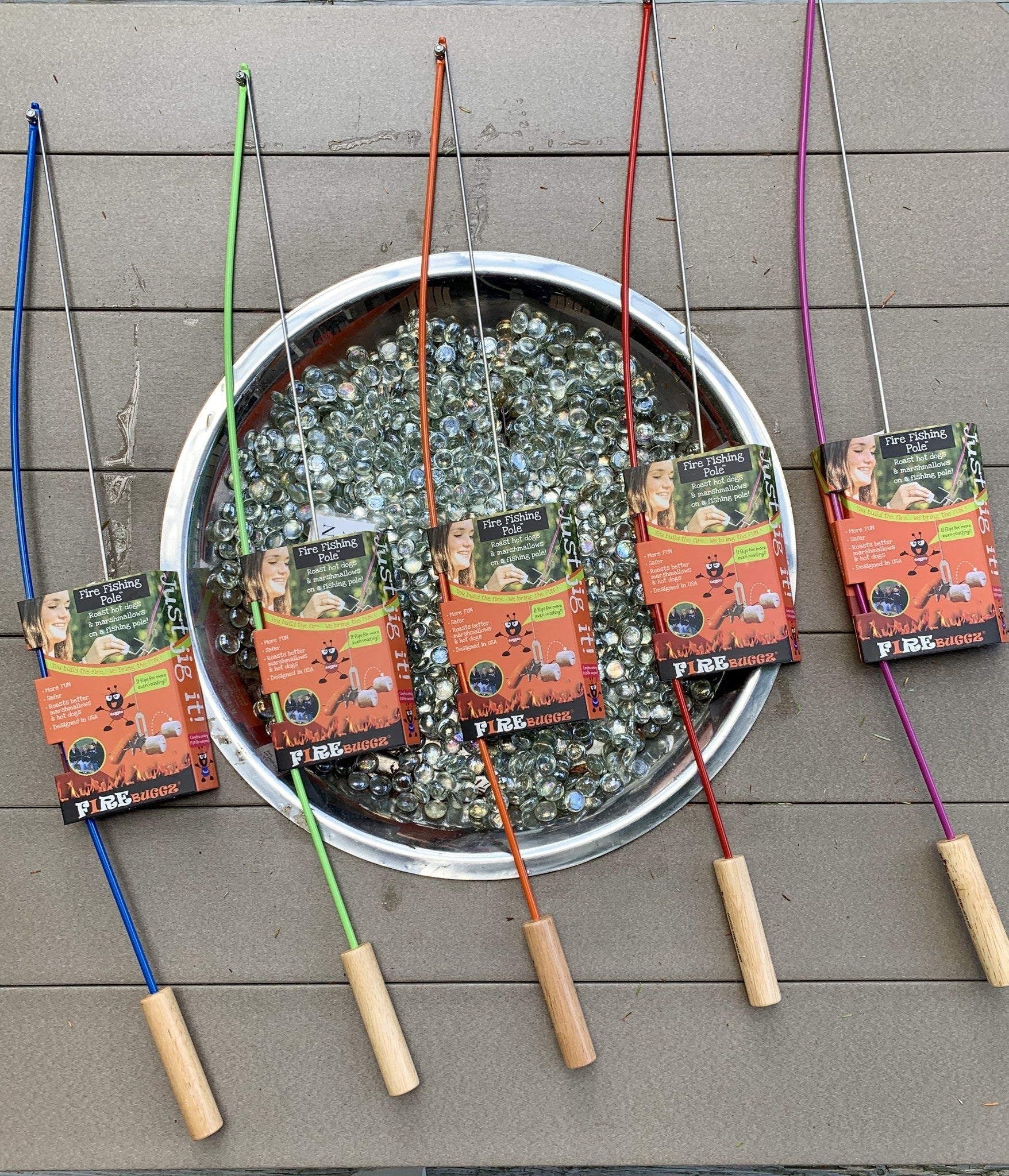 Fire Fishing Pole (5 Colors)