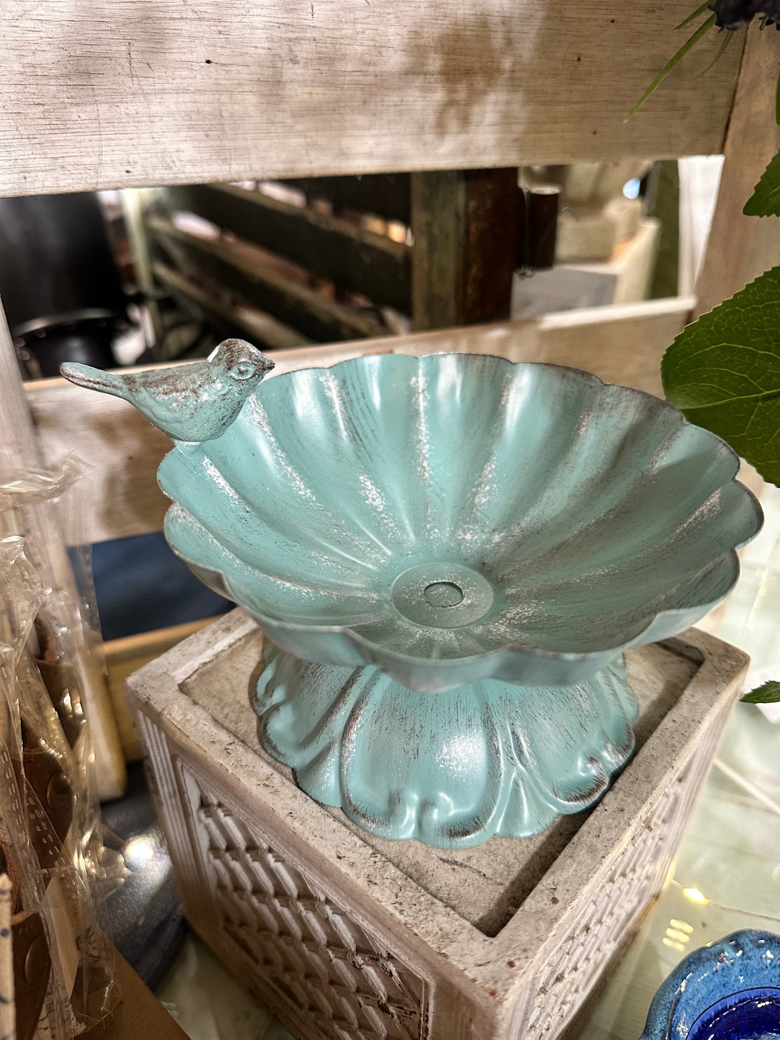 Mini Dish w/ Bird (2-Colors)