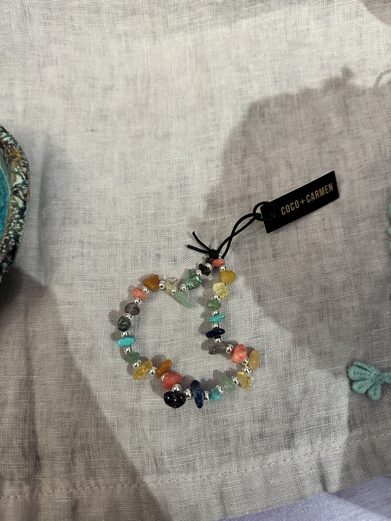 Multicolor Stone Stretch Bracelet