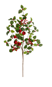 Shimmer Holly Berry Branch