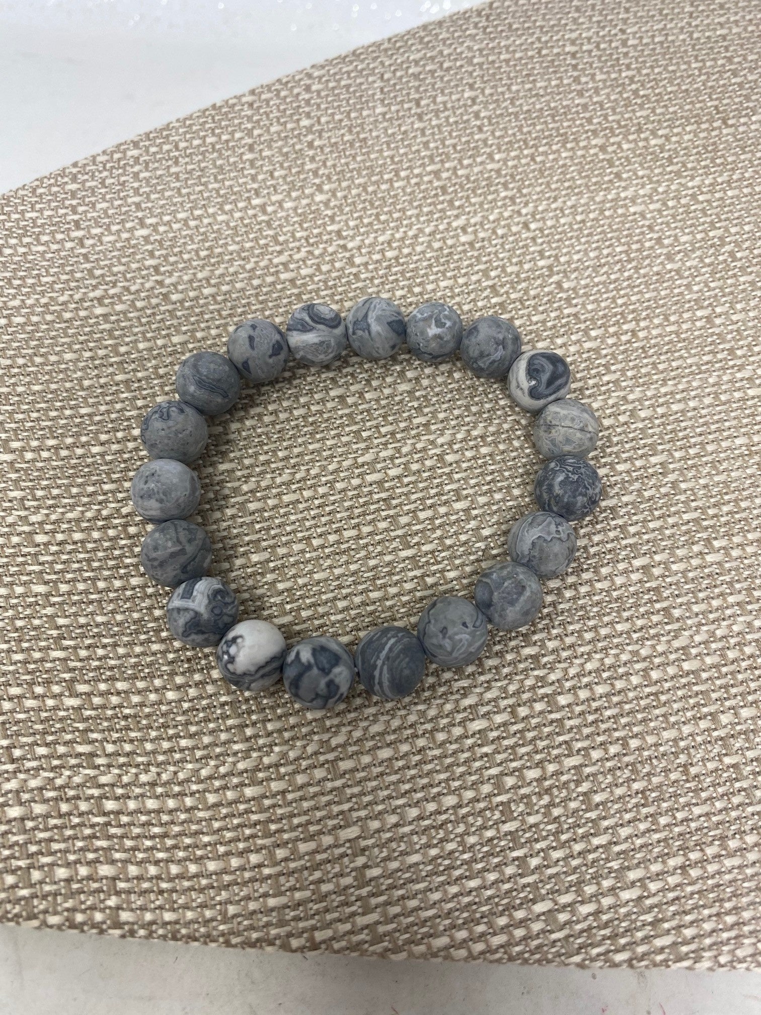 Natural Stone Beaded Bracelet (3-Colors)