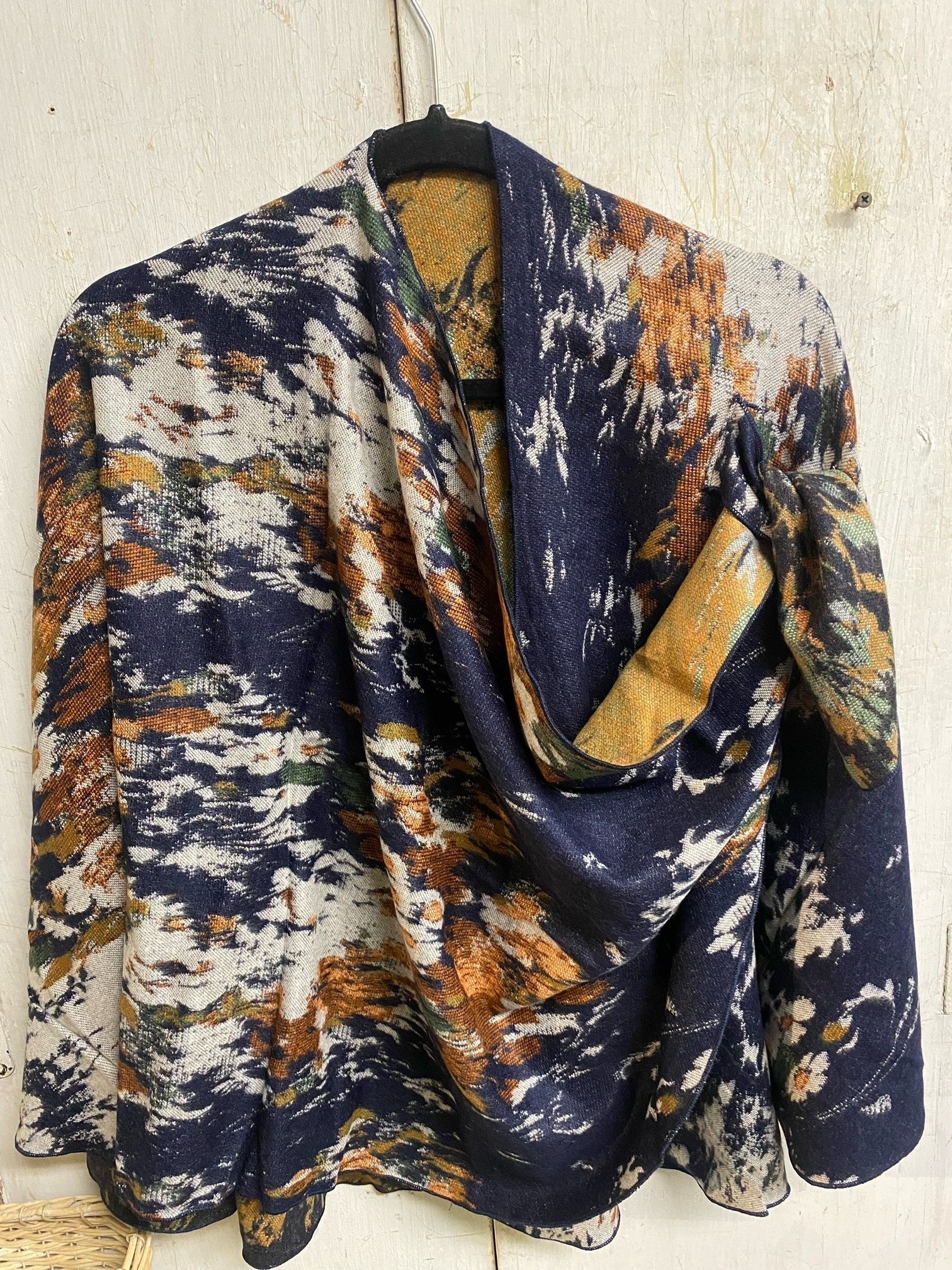 Reversible Cashmere Buckle Slide Wrap (6-Colors)