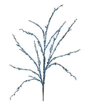 Blue Iced Twig Spray