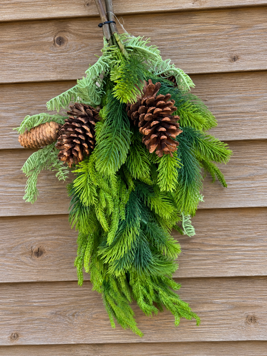 27" Real Touch Norfolk Spruce Pine Teardrop