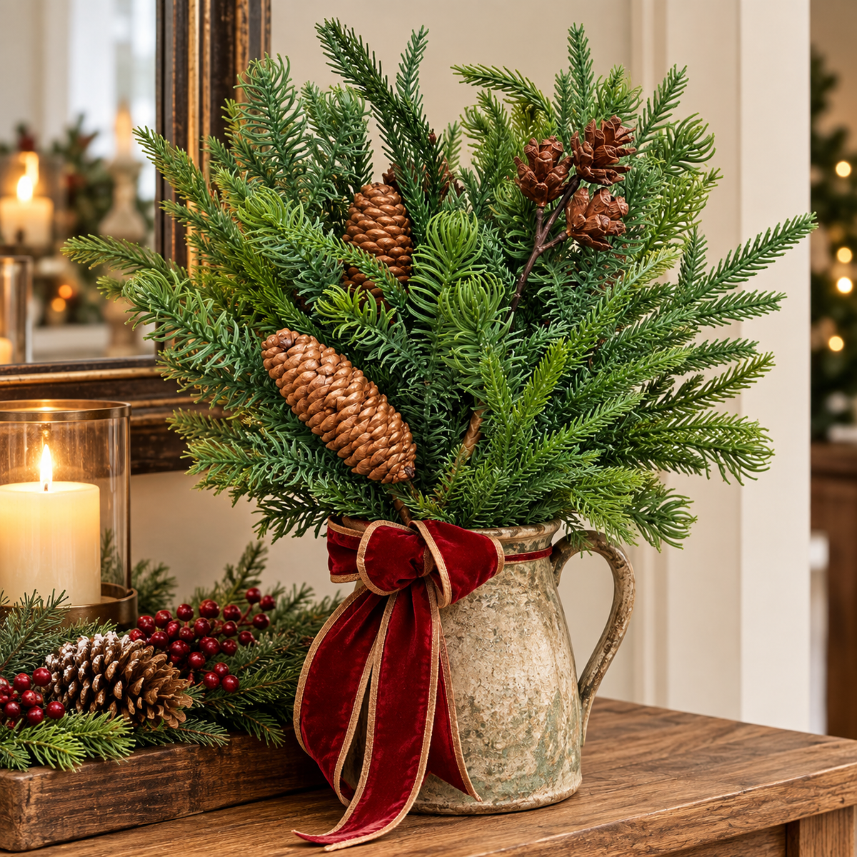 Natural Touch Mixed Evergreen Cone Bundle