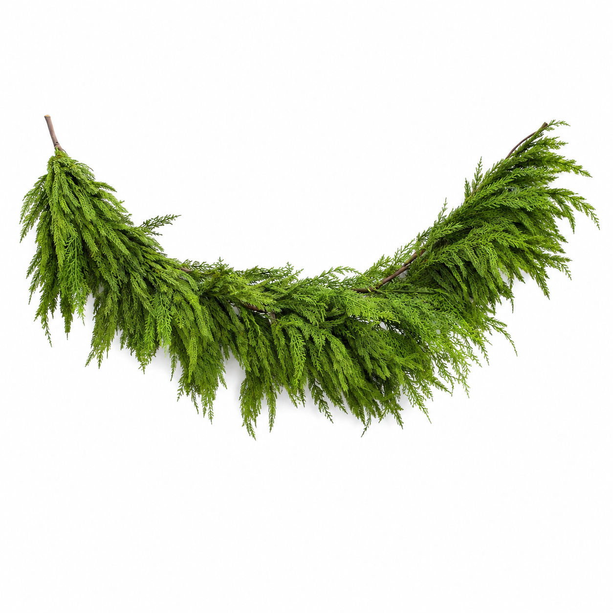 72" Natural Touch Cedar Norfolk Pine Garland