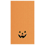 Orange Jack O Lantern Tea Towel