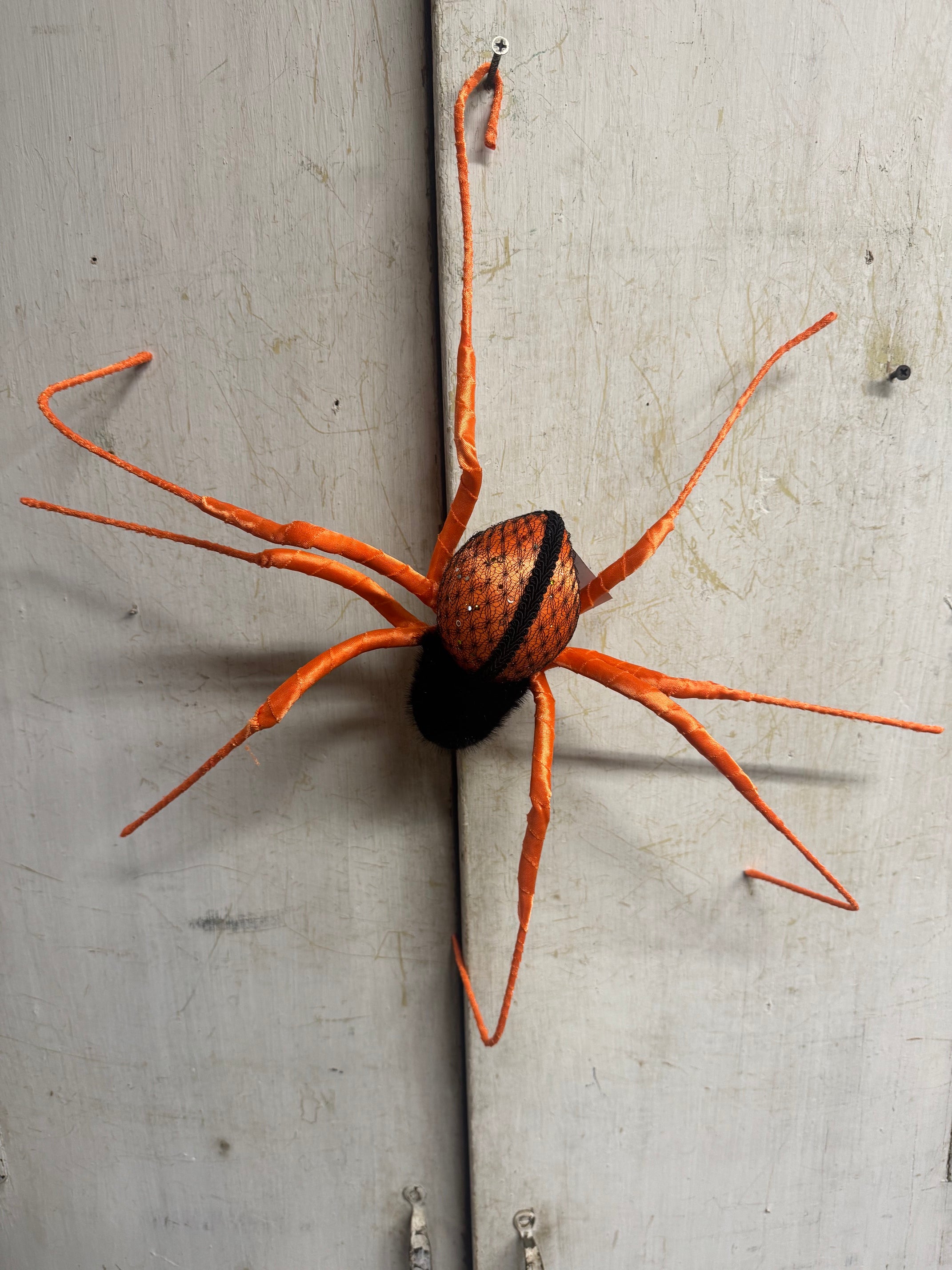 Velvet Bendable Halloween Spider (4-Colors)