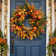 Custom Blueberry Fall Wreath
