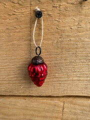 Tiny Mercury Glass Ornament (2-Colors)