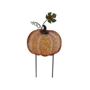 Metal Pumpkin Yard Stake