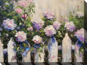40"x30" Frannie's Fence Outdoor Canvas Art