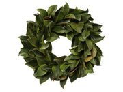 24" Magnolia Leaf Wreath