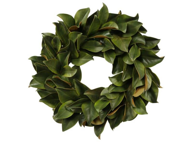 24" Magnolia Leaf Wreath