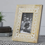 Wooden Embossed Photo Frame