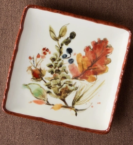 Autumn Meadows Canape Plate (4-Styles)