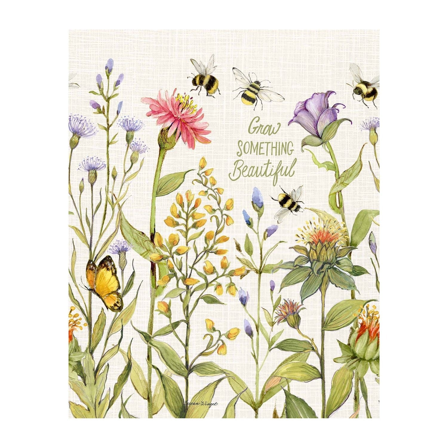 20" Bee Spring Art Pole