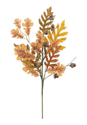 Oak Leaf Acorn Spray