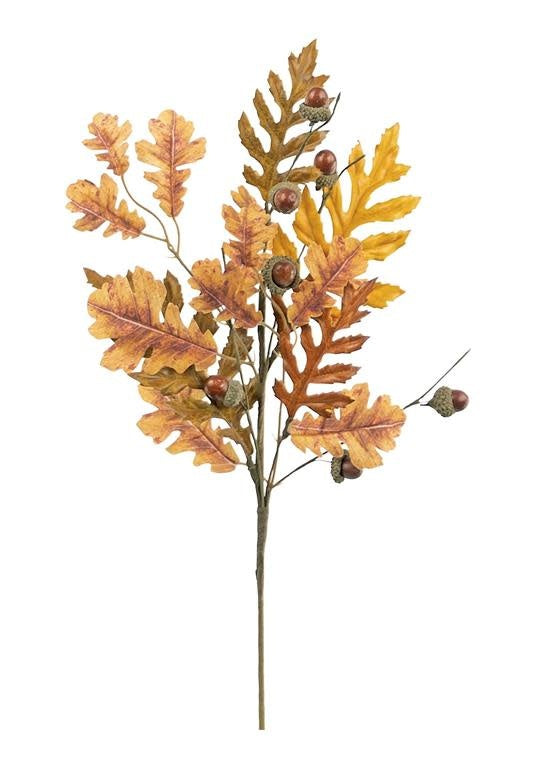 Oak Leaf Acorn Spray