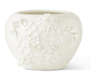 6.75'' Ceramic 3-D Floral Vase
