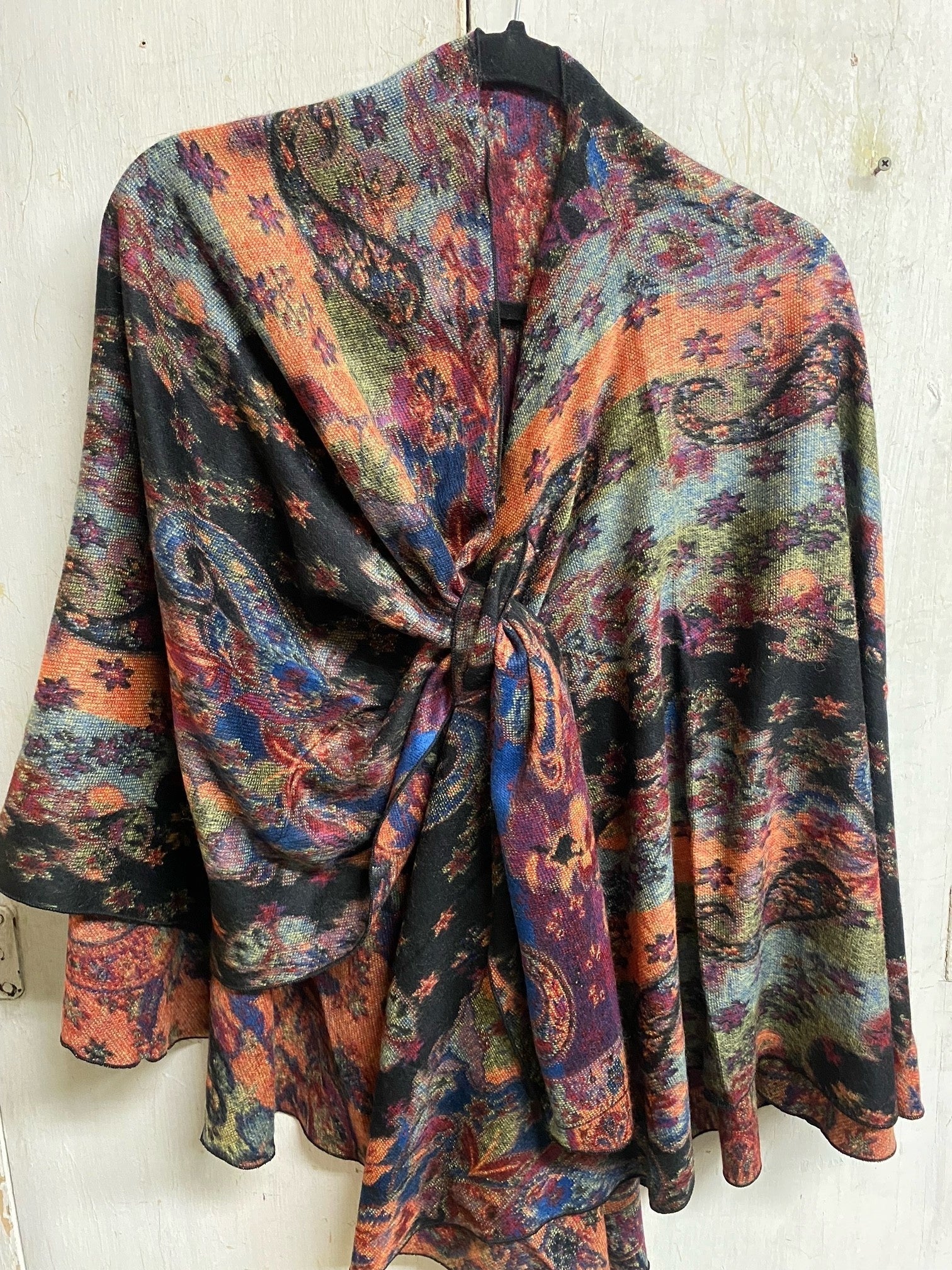 Reversible Cashmere Buckle Slide Wrap (6-Colors)