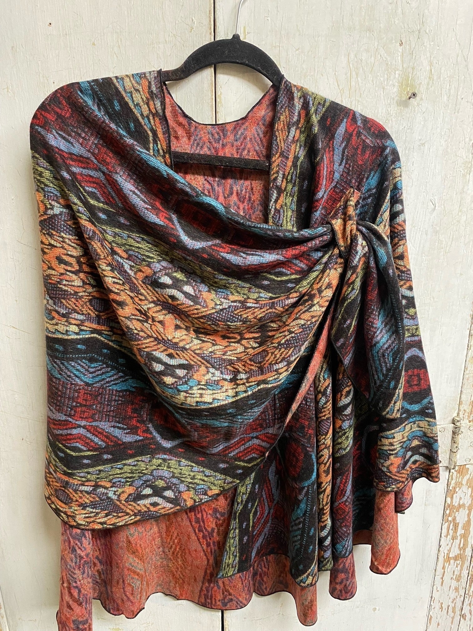 Reversible Cashmere Buckle Slide Wrap (6-Colors)