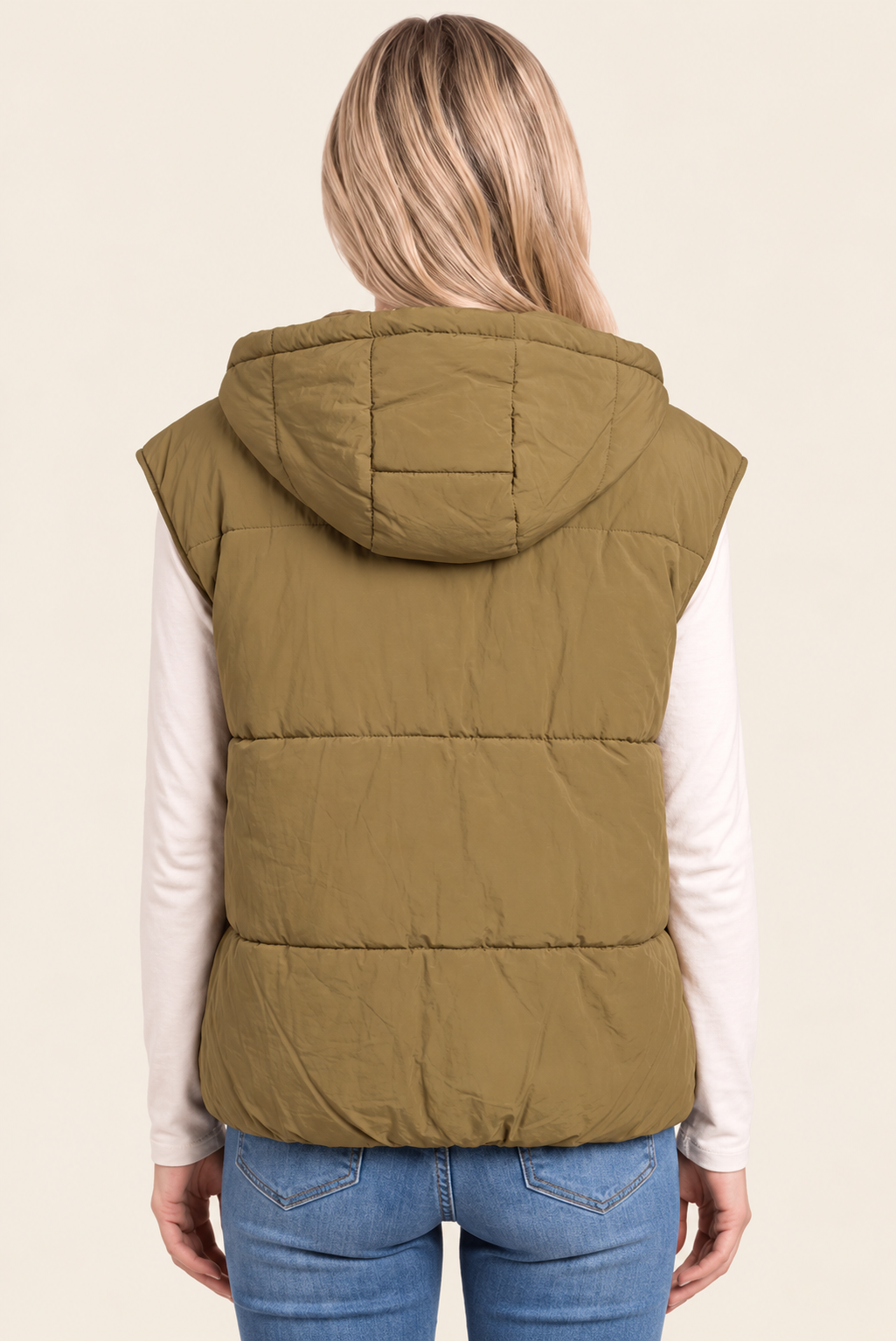 Hooded Lined Puffer Vest by: Staccato (3 Colors)