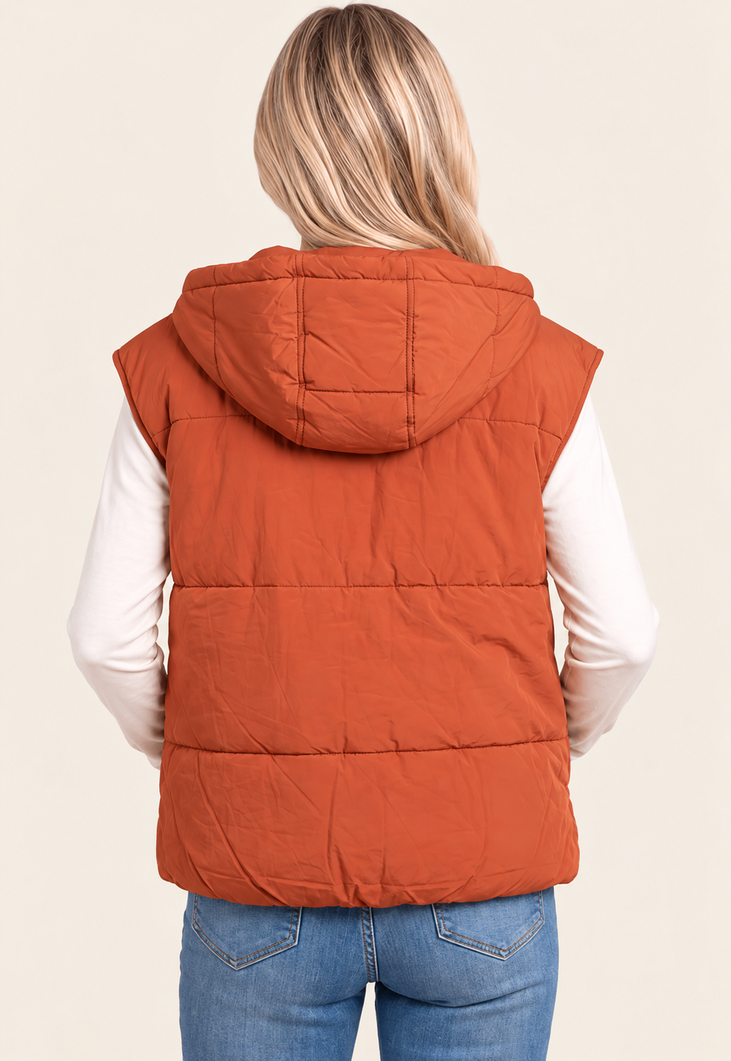 Hooded Lined Puffer Vest by: Staccato (3 Colors)