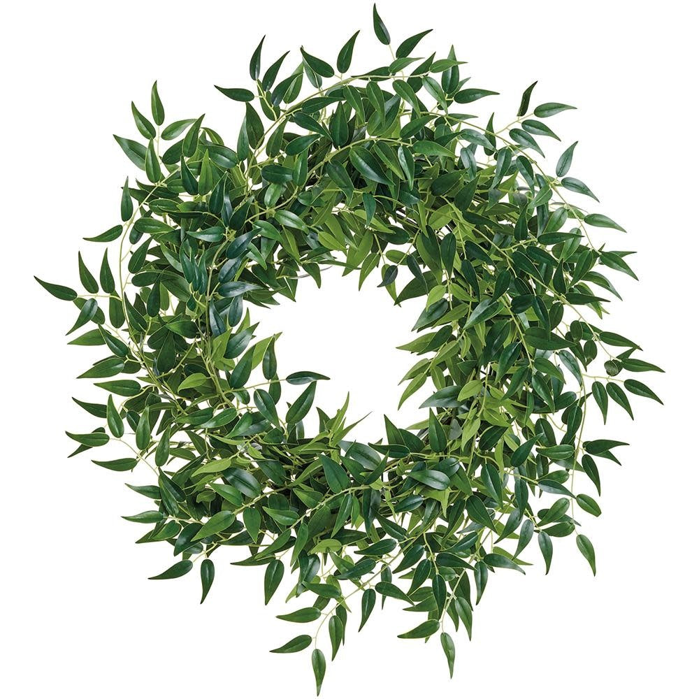 28" Ruscus Wreath