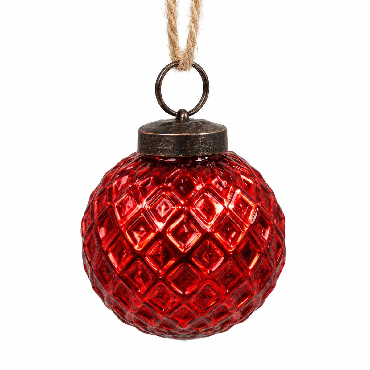 Mercury Glass Vintage Ornament (3-Colors)