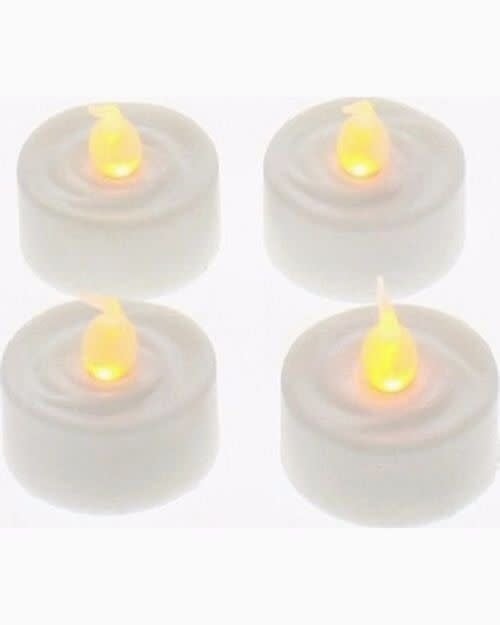 Set of 4 Battery Operated Tealights