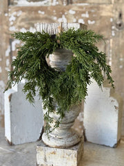 12" Woodland Cedar Hanging Wreath