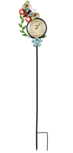 36" Thermometer Garden Stake (4-Styles)