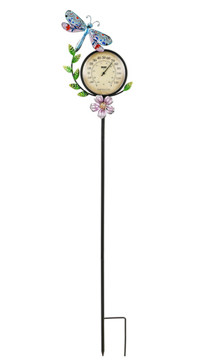 36" Thermometer Garden Stake (4-Styles)