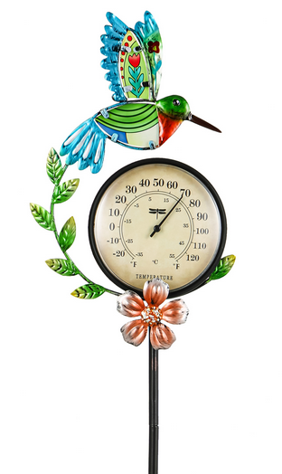 36" Thermometer Garden Stake (4-Styles)