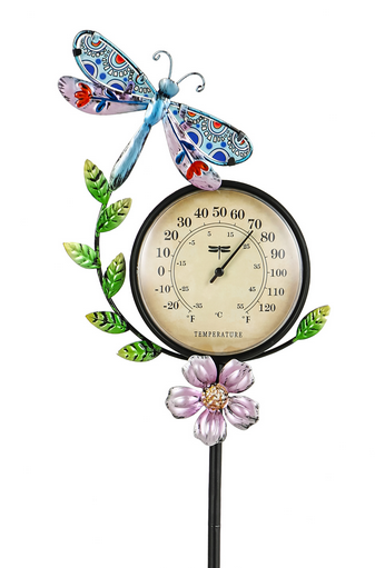 36" Thermometer Garden Stake (4-Styles)