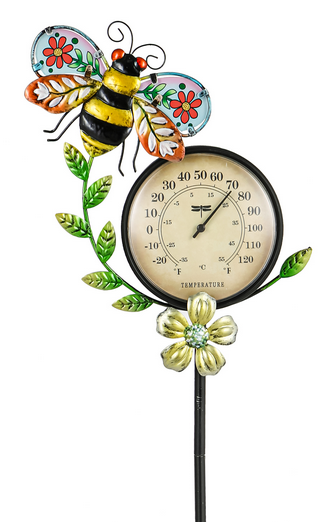 36" Thermometer Garden Stake (4-Styles)